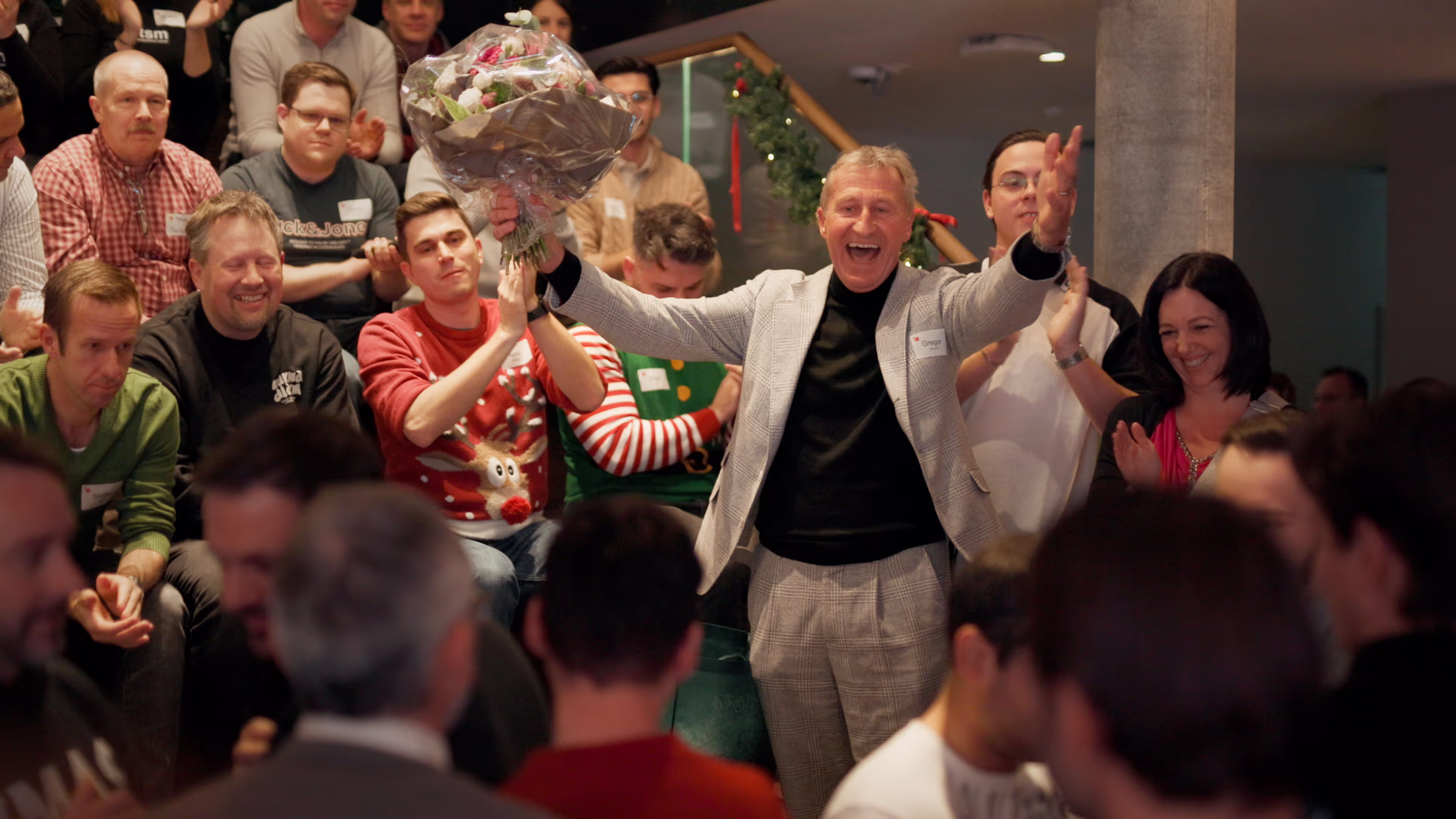 Standbild aus dem Film „InventX Weihnachtsfeier“